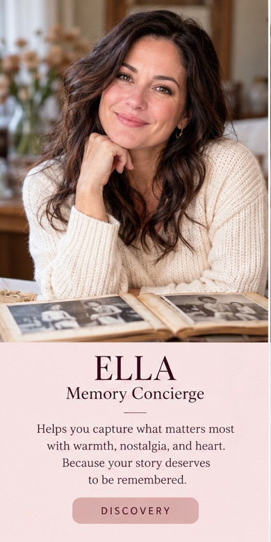 Ella, your Guest Book memory concierge